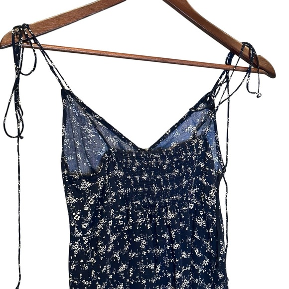 (Sold)Intimately Free People Caught Up Floral Black Mini Dress Size Small - Picture 6 of 12